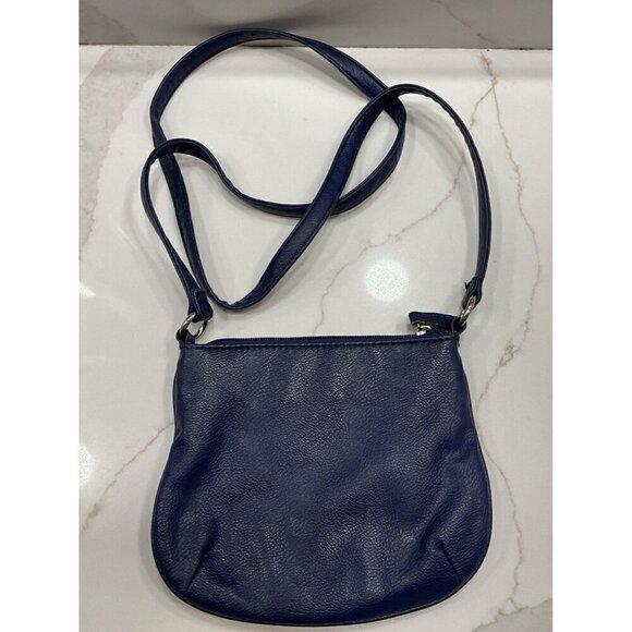 Nine West Fuex Leather Nazy Mini Crossbody Zipper Accents - Picture 3 of 4